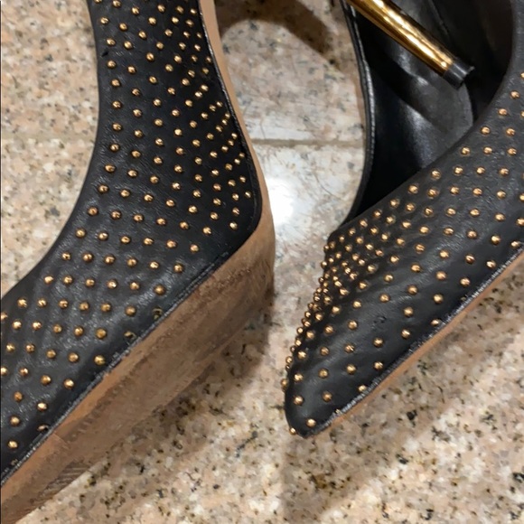 BCBG Max Azria Black heels with gold studs - Picture 7 of 14